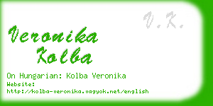 veronika kolba business card